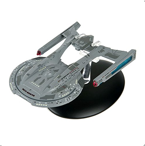 Eaglemoss Modelo USS Thunderchild NCC-63549 Collection - Colección oficial de Star Trek, edición #10 con revista alemana