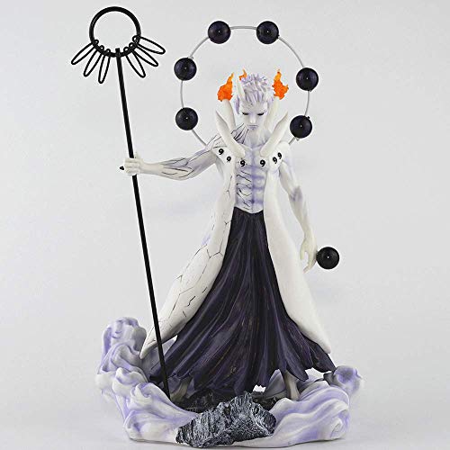 EASSL Uchiha Obito, la Figura de acción de No Shippuden, Madara Uchiha con el Suelo Seis Caminos con Suelo, la Figura del Manzhuli de Diez Colas (29 cm)