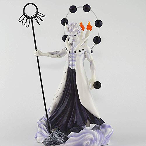 EASSL Uchiha Obito, la Figura de acción de No Shippuden, Madara Uchiha con el Suelo Seis Caminos con Suelo, la Figura del Manzhuli de Diez Colas (29 cm)