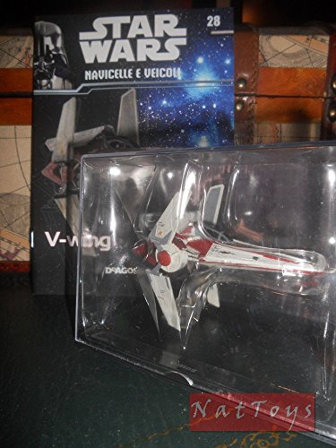 Editoria Model Compatible Avec Star Wars V-Wing Navicelle e Veicoli Guerre Stellari 3D Miniature +fas.28