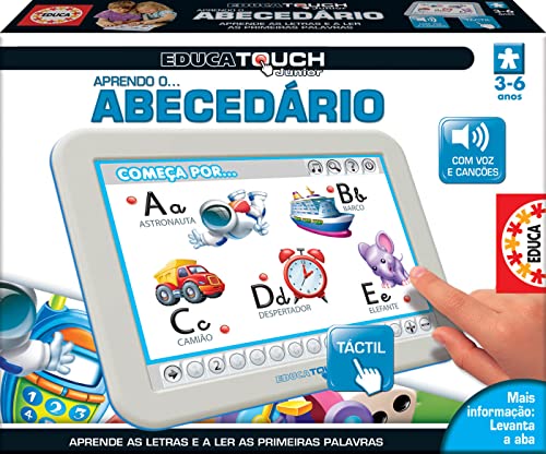 Educa Touch, Junior Aprendo el abecedario, en portugués, Multicolor