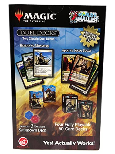 El juego de coleccionista exclusivo con Ajani VS. Nicol Bolas y Heroes VS. Monsters Duel Decks