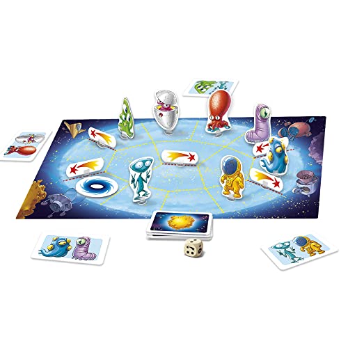 El juego de mesa UFO Boom I Jugar y aprender para niños, juego educativo para 2 a 4 jugadores a partir de 6 años. Desarrolla el pensamiento táctico y promueve la concentración