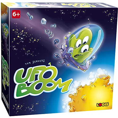 El juego de mesa UFO Boom I Jugar y aprender para niños, juego educativo para 2 a 4 jugadores a partir de 6 años. Desarrolla el pensamiento táctico y promueve la concentración