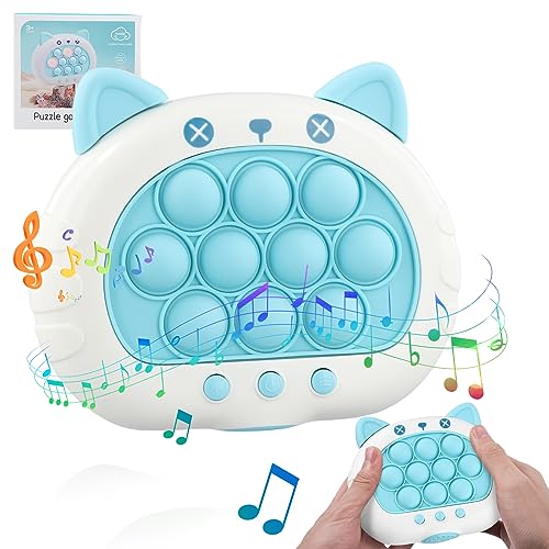 Electronic Popping It Game para Niños Niñas 3-12, Puzzle Pop Juegos Interactivos, Fidget Bubble Game, Breakthrough Puzzle Game Machine, Regalos de Cumpleaños para Adolescentes 6 7 8 9 10 (Gatito)