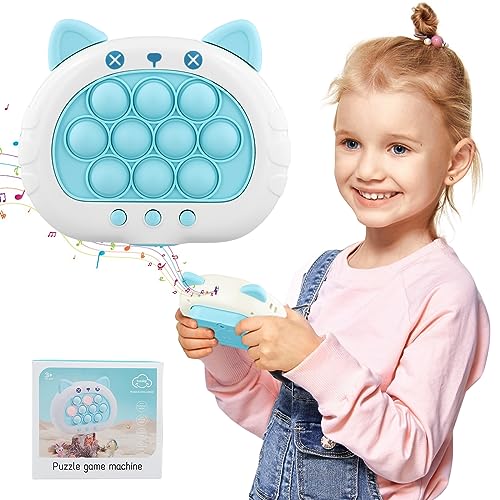 Electronic Popping It Game para Niños Niñas 3-12, Puzzle Pop Juegos Interactivos, Fidget Bubble Game, Breakthrough Puzzle Game Machine, Regalos de Cumpleaños para Adolescentes 6 7 8 9 10 (Gatito)