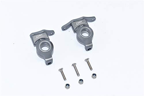 Element Enduro Sendero Trail Truck Upgrade Parts Aluminum Front Knuckle Arm - 2Pc Set Gray Silver