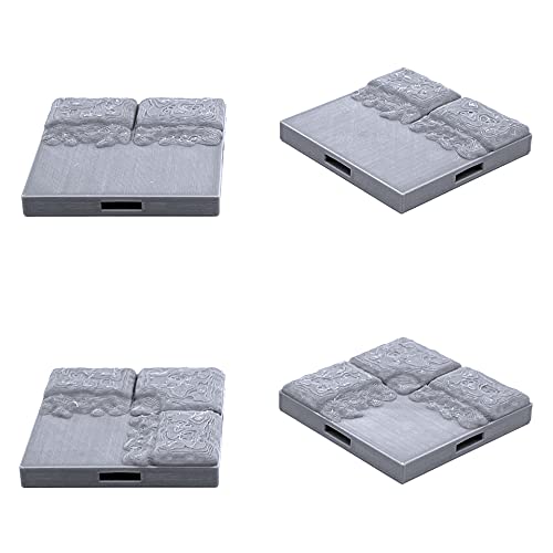 EnderToys Bloqueo de azulejos de mazmorra – puente sobre lava, terreno paisaje mesa 28mm miniaturas juego de rol, impreso en 3D pintable