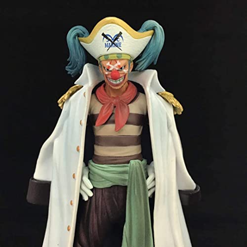 ENFILY Figura DX7 de One Piece de 17 cm/6,7 pulgadas Buggy Anime, estatua de payaso, buggy de PVC, personajes de anime, escultura, coleccionables, decoraciones para fans, regalo