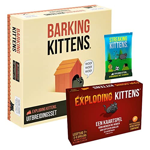 Enigma distribution benelux b.v. Exploding Kittens Bundle - Contiene Gatitos explosivos, Gatitos ladridos y Gatitos rastreadores [EN]