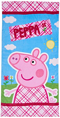 EONE Peppa Pig ABB3515 - Toalla de Playa, 70 x 140 cm