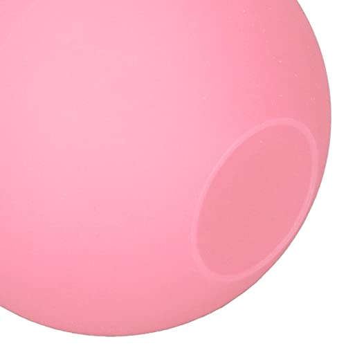 Eujgoov Ventosas Faciales de Vidrio, Ventosas Faciales, Ventosas de Silicona, Ventosas de Masaje, Copas Anticelulíticas Flexibles para Ojos, Cara, Cuerpo, Masajeador Linfático (Rosa No.