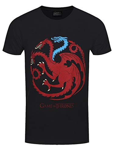 EXTENDE PLAY Park Agencies, Got-T.Shirt Targaryen Ice Dragon Emblem Black L De P03719