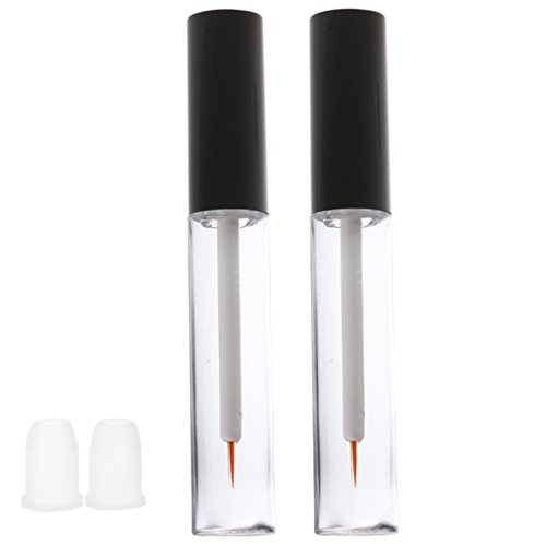 F Fityle 2pcs 10ml Aceite Vacío del Tubo del Delineador de Ojos del Brillo de, 10ml Tubo de Pestañas