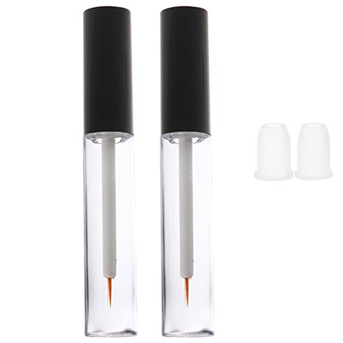 F Fityle 2pcs 10ml Aceite Vacío del Tubo del Delineador de Ojos del Brillo de, 10ml Tubo de Pestañas