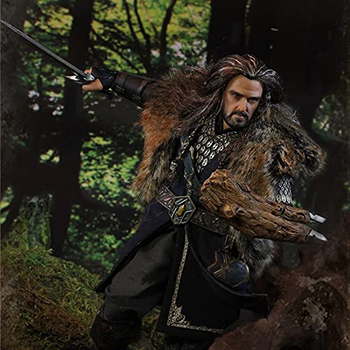 FABIIA 1/6 la Serie Hobbit Figuras de Acción, Thorin Oakenshield Pvc Materiales de Protección Ambiental Estatua de Juguete, Modelo de Decoración de Colección Hecha a Mano Adornos Clásicos