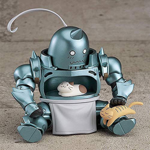 FABIIA Fullmetal Alchemist Anime Figuras Alphonse Elric Q Versión del Modelo de Estatua de Arcilla Coleccionable PVC Toy Anime Fans 'Fans/10 cm