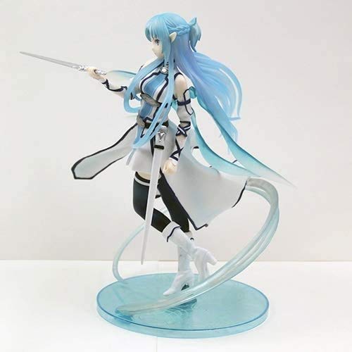 FABIIA Sword Art Online Alo Personaje Alo Yuuki Asuna Water Elf Asunay Replenisher Sword Fighting Stitance Pvc Anime Cartoon Juego Modelo Estatua de la Estatua Toy Collectibles Decoraciones Regalos Fa