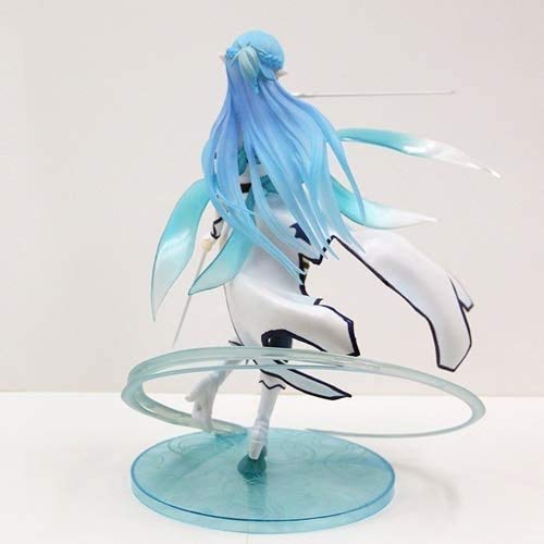 FABIIA Sword Art Online Alo Personaje Alo Yuuki Asuna Water Elf Asunay Replenisher Sword Fighting Stitance Pvc Anime Cartoon Juego Modelo Estatua de la Estatua Toy Collectibles Decoraciones Regalos Fa