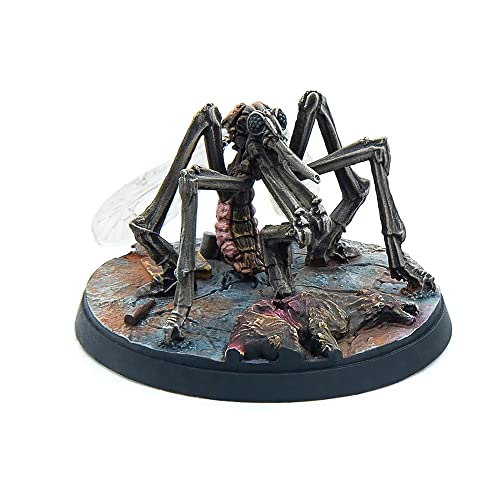 Fallout Wasteland Warfare: Creatures - Blood Bugs - 3 miniaturas de resina sin pintar, RPG, incluye bases escénicas, figuras de escala de 32 mm, miniaturas de juego de rol de mesa, gris