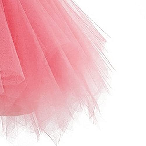 Falta De Tutú De Mujeres Tulle Tulle Petticoat Ballet Faldas De Burbujas Abreviadas De Baile, Disfraz De Fiesta De Cosplay