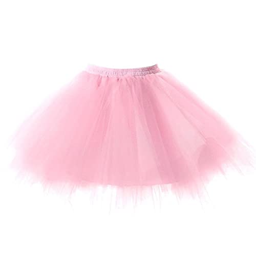 Falta De Tutú De Mujeres Tulle Tulle Petticoat Ballet Faldas De Burbujas Abreviadas De Baile, Disfraz De Fiesta De Cosplay