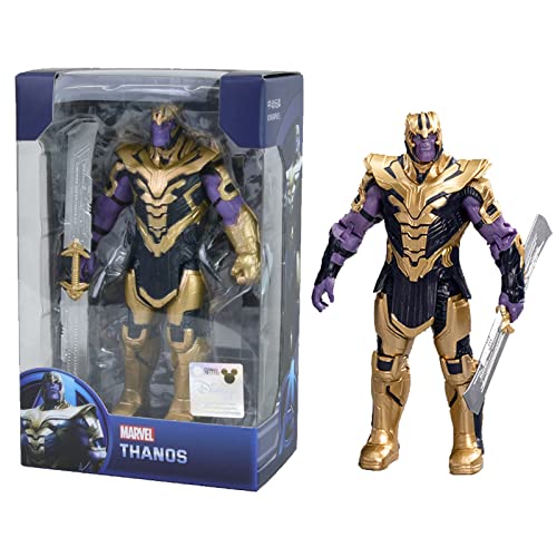 FAMILIO Figuras de Thanos Superhéroe Thanos Juguetes de los Vengadores Figuras de Thanos Figuras Marvel Thanos Vengadores Figuras marvelThanos Marvel Thanos