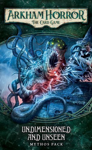 Fantasy Flight Games, Arkham Horror The Card Game: Mythos Pack - 1.4. Undimensioned and Unseen, Card Game, Ages 14+, 1 to 4 Players, 60 to 120 Minutes Playing Time