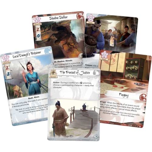 Fantasy Flight Games, Legend of The Five Rings LCG: Campaigns of Conquest Dynasty Pack, Card Game, 2 Players, Ages 14+, 45 to 90 Minute Playing Time