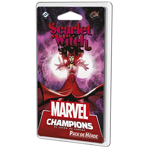 Fantasy Flight Games Marvel Champions - La Tiranía de Cráneo Rojo - Juego de Cartas en Español & Marvel Champions - Bruja Escarlata - Pack de Heroe en español