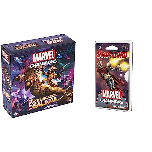 Fantasy Flight Games MC16ES Marvel Champions - Los más buscados de la Galaxia & Fantasy MC17ES Flight Games Marvel Champions - Star Lord