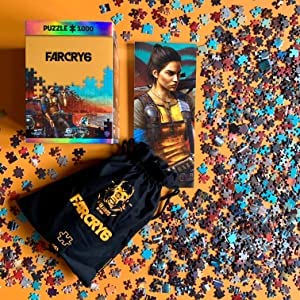 Far Cry 6: Dani | Puzzle 1000 Piezas | Incluye póster y Bolsa | 68 x 48 | Videojuego | Rompecabezas para Adultos y Adolescentes | para Navidad y Regalos | Decoración