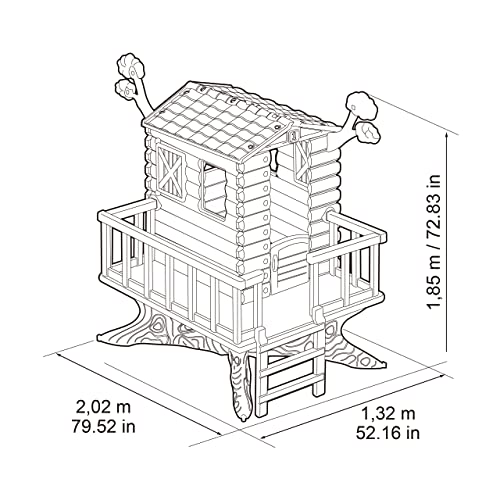 FEBER - House on The Tree, Casita del árbol, cabaña infantil de juegos