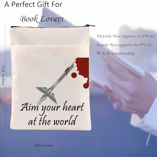 FEELMEM Regalo inspirado en la serie de televisión Aim Your Heart at The World Book Protector Empire Vampire Book Sleeve The Vampire Merchandise