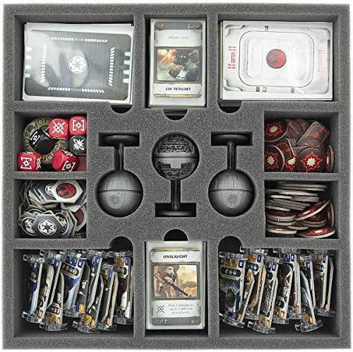 Feldherr AF050RE03 Bandeja de Espuma de 50 mm es Compatible con Caja de Juego de Mesa Star Wars Rebellion con 13 Ranuras