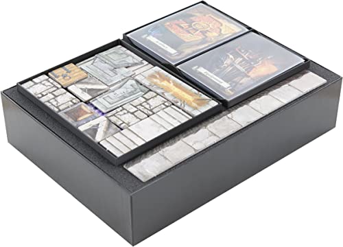 Feldherr Juego de Espuma Organizer Compatible con HeroQuest (2021): La Fortaleza de Kellar - Caja de Juego de Mesa