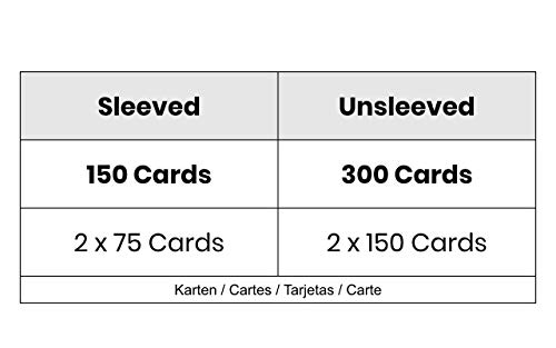 Feldherr Soporte para Tarjetas de Juego en el tamaño de Juego de Mesa Europeo Mini - 300 Tarjetas - 2 bandejas