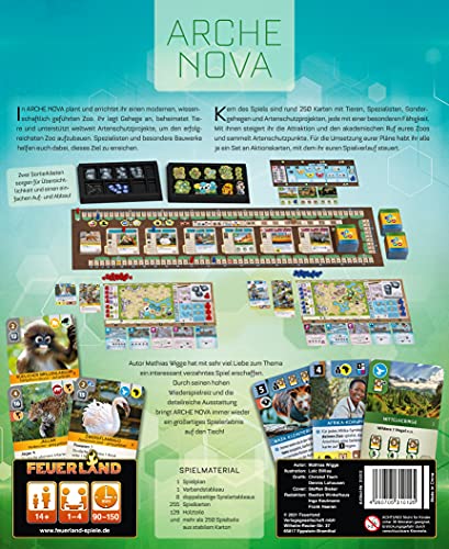 Feuerland FEU31012 - Arca Nova, Board Game, para 1-4 Players, Ages 14+ (De Edición)