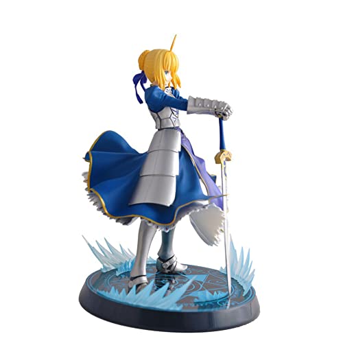 FGO Altria Pendragon Figuras de acción Fate Stay Night PVC Doll Ornaments Altria Pendragon Toy Doll Estatua Figura Adorno de escritorio 23CM