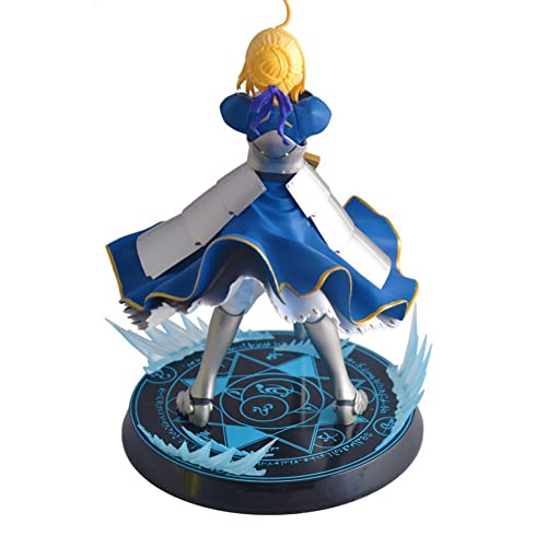 FGO Altria Pendragon Figuras de acción Fate Stay Night PVC Doll Ornaments Altria Pendragon Toy Doll Estatua Figura Adorno de escritorio 23CM