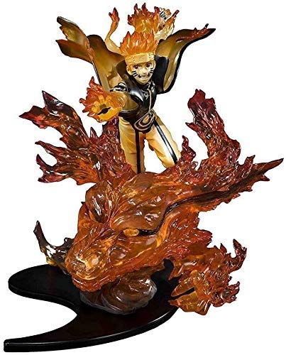 Figura de Anime Naruto Uzumaki-Kurama-Kizuna Relation Statue - Modelo de Naruto de Nueve Colas - Modelo de Juguete Coleccionable de cumpleaños de 20 cm de Altura para la colección de decoración del