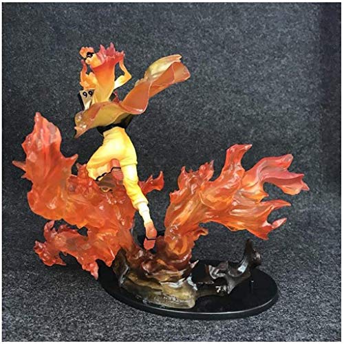 Figura de Anime Naruto Uzumaki-Kurama-Kizuna Relation Statue - Modelo de Naruto de Nueve Colas - Modelo de Juguete Coleccionable de cumpleaños de 20 cm de Altura para la colección de decoración del