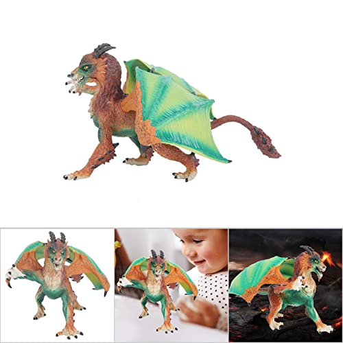 Figura de Dragón de Simulación, Colección de Modelos, Juguete Educativo para Niños, Apariencia Realista, Expresión Vívida, Artesanía Exquisita (165 dragón Salvaje (sin Aliento de