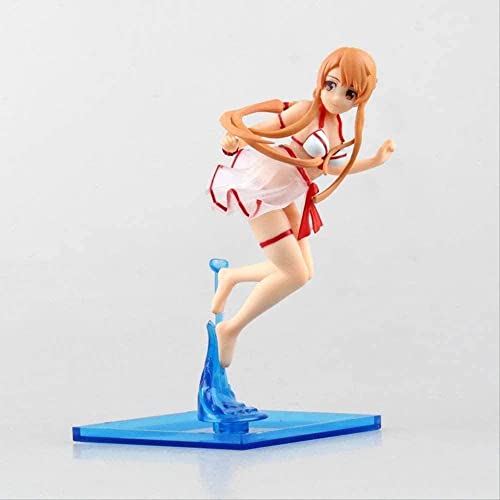 Figuras de acción Espada Arte Online Asuna Sinon Figura de dibujos animados Japón Anime Encantador Figuras de anime 17Cm