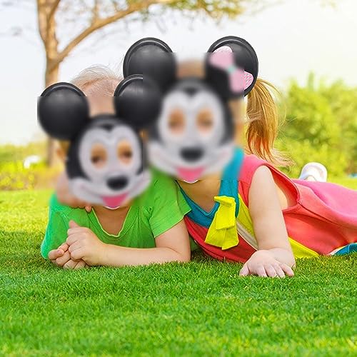 FISAPBXC Máscaras para Niños, Máscara de Mickey, Máscara de Minnie, Accesorios de Juego de rol, Anime Cosplay máscara de Disfraces Accesorios Fiesta Props Mascarada para La Fiesta de Halloween