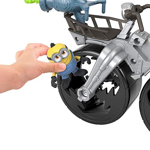 Fisher-Price Imaginext Minions Figura Moto de Gru (Mattel GMP38), Exclusivo en Amazon