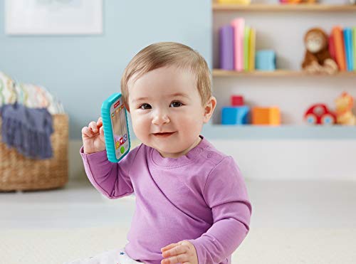 Fisher-Price móvil para hacer selfies con espejo y textura para moder, juguete +3 meses (Mattel GML96)