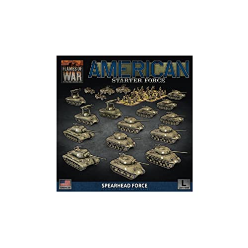 Flames of War Fuerza de punta de lanza de la fuerza de arranque estadounidense de la guerra tardía