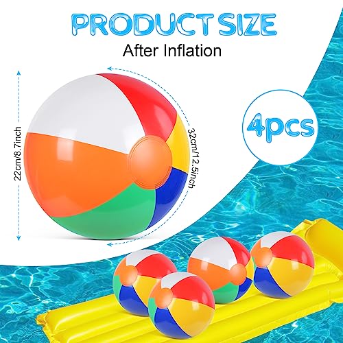 flintronic Pallone da Spiaggia、Pallone Gonfiabile Spiaggia、Palloni Acqua Pallone da Piscina per Bambini Adulti per Eestive all'aperto Festa