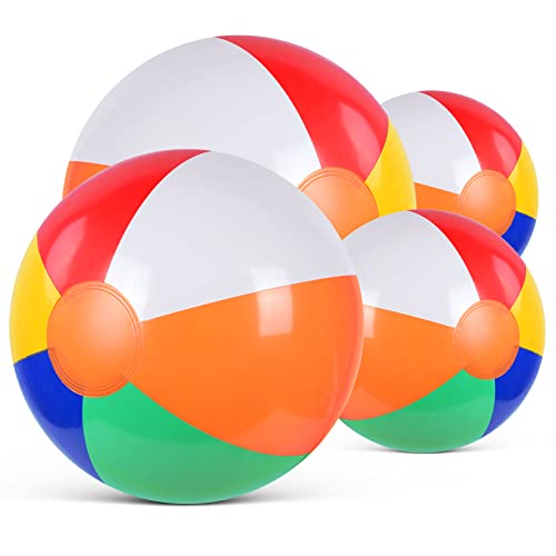 flintronic Pallone da Spiaggia、Pallone Gonfiabile Spiaggia、Palloni Acqua Pallone da Piscina per Bambini Adulti per Eestive all'aperto Festa